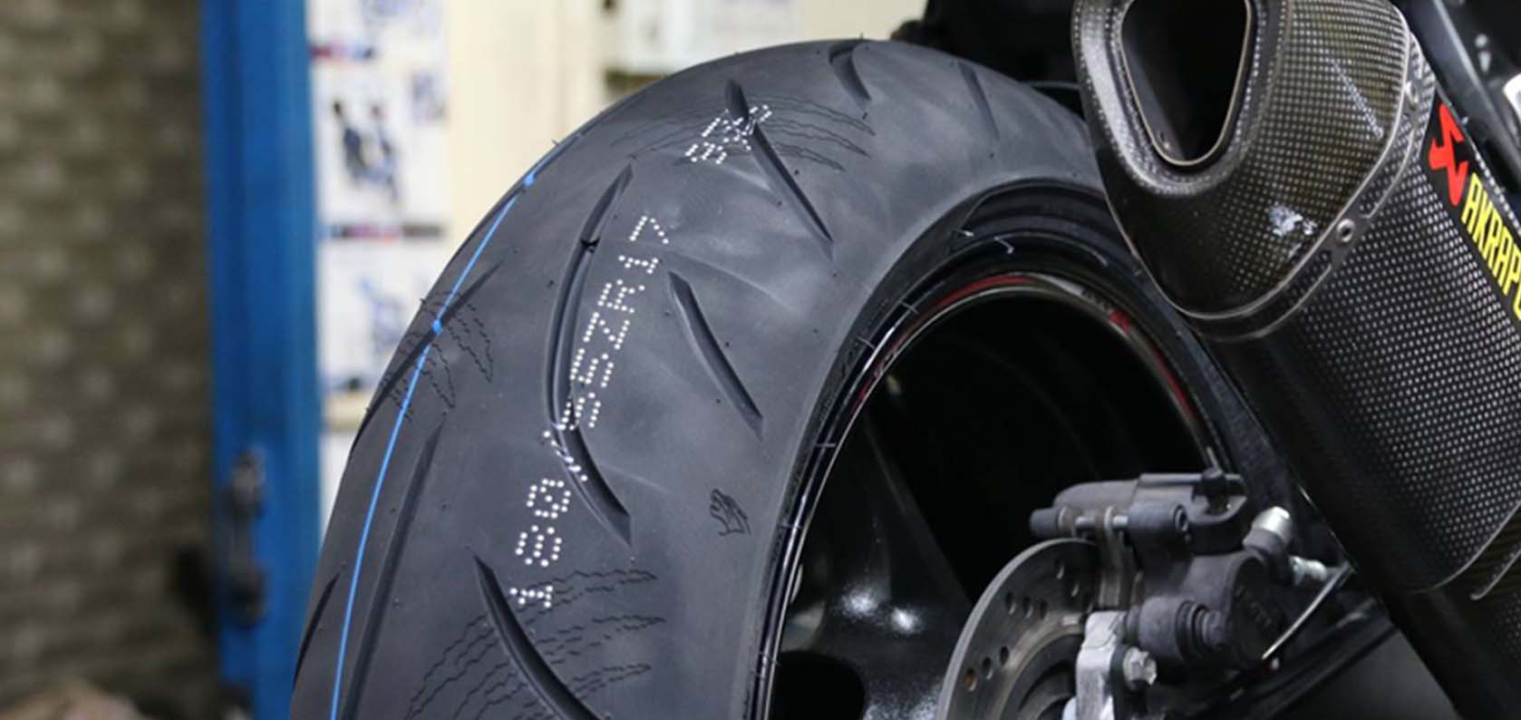 Kingtyre K97 Sport On-Road Tire showcasing aggressive tread design for sport motorcycles